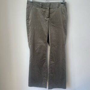 NWT Theory Cropped Velvet Trousers In Steel Size 4